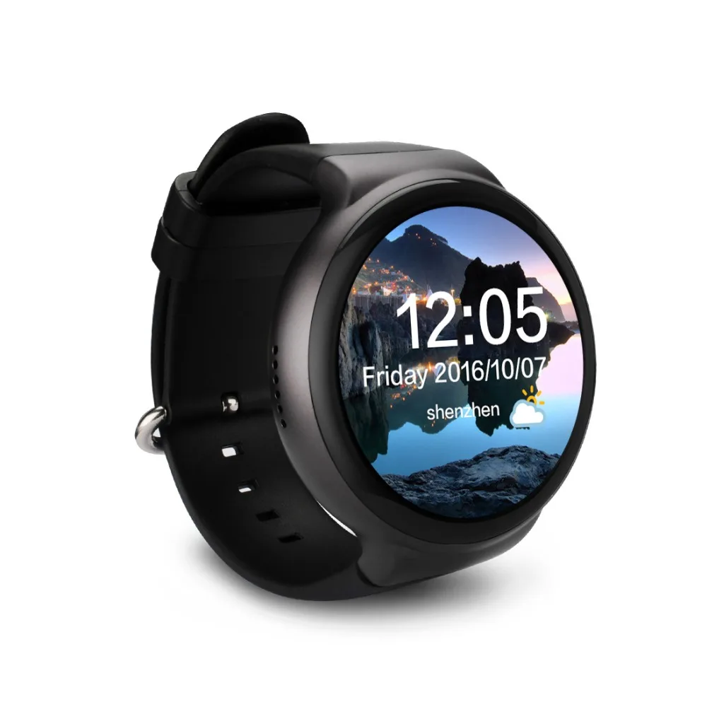 

Android Smart Watch IQI I4 support 3G WiFi GPS Heart rate monitor with 1.39 inch AMOLED Display 512MB RAM 8GB ROM Clock Phone