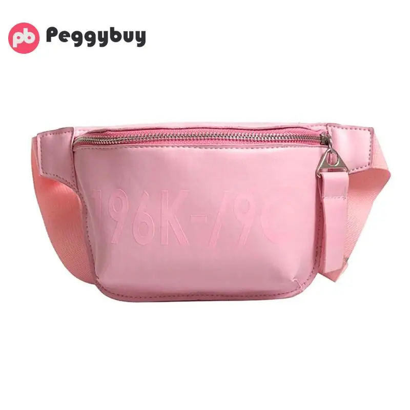 ПУ кожа груди мешок Для женщин Fanny Pack Грудь посылка молнии Сумки модные путешествия плечо Crossbody мешок Деньги Soild поясная