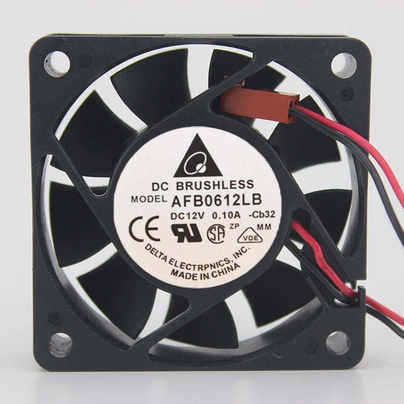 6015 6 см AFB0612LB 12V 0.10A 4-проводной ШИМ контроль температуры CPU бесшумный вентилятор