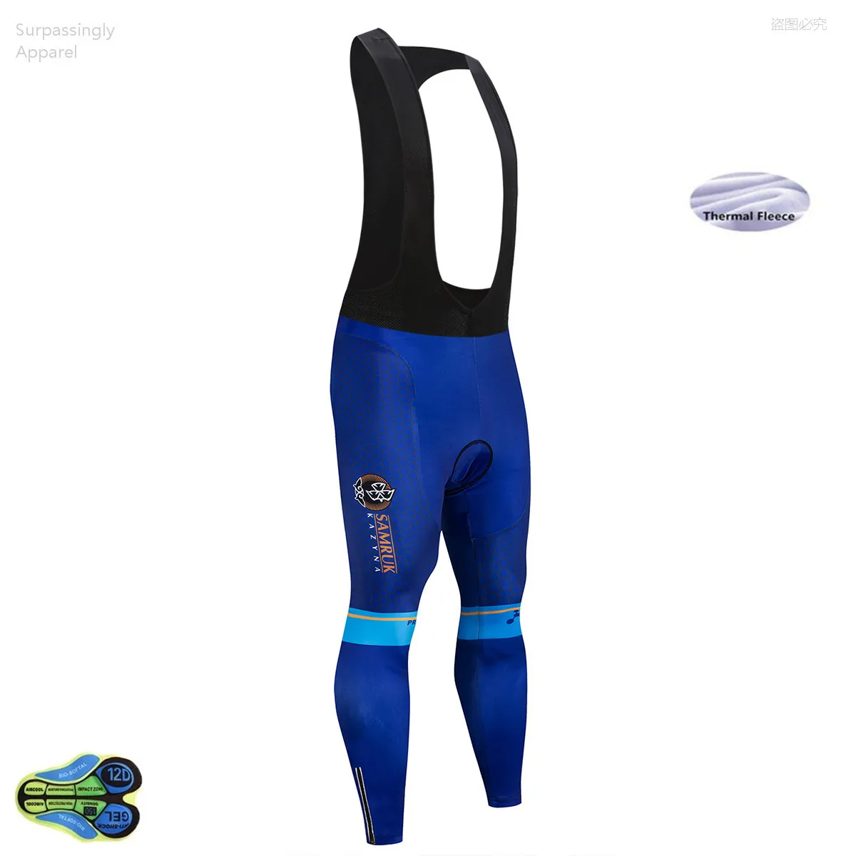 Мужские про команды Синий Астана с длинным рукавом велосипед Велоспорт Джерси одежда зимние спортивные одежды для велосипедиста Ropa мягкая велосипедная одежда - Цвет: Picture Color