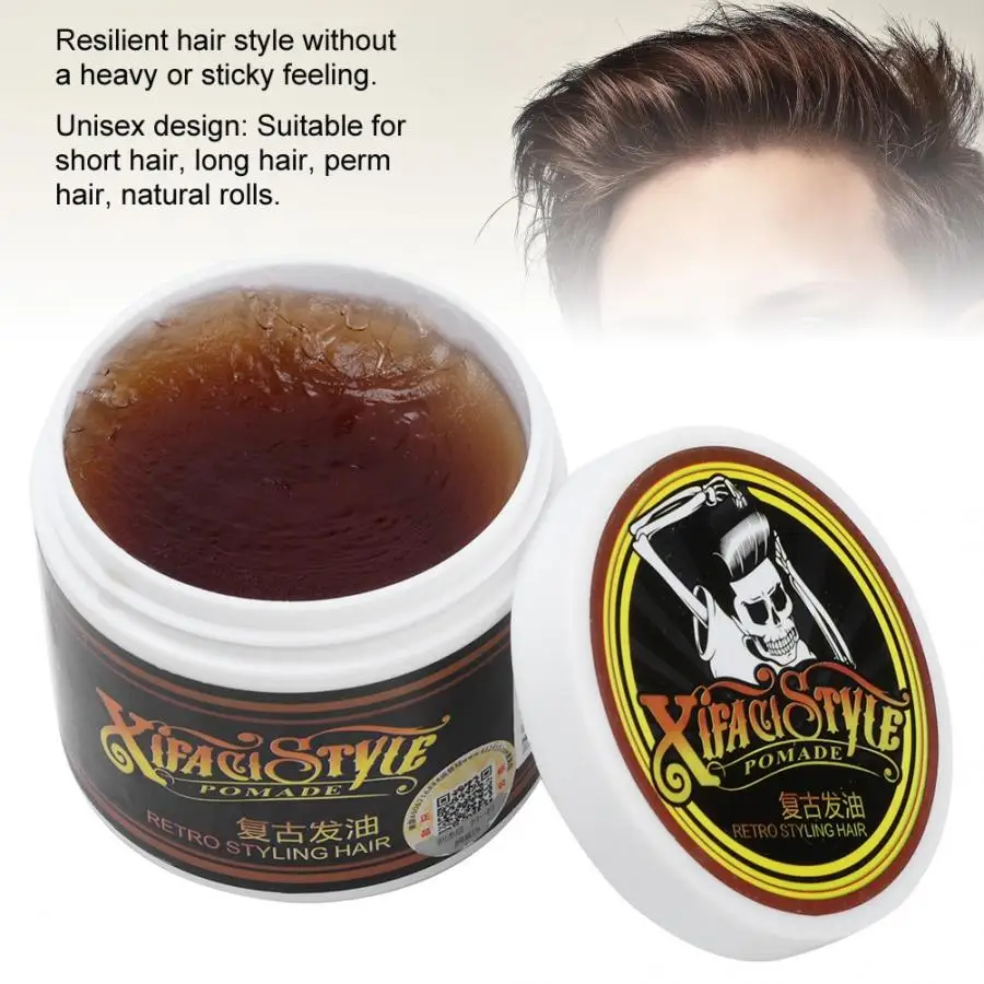 Hair Wax Unisex Hair Clay Long Lasting Fluffy Odorless Hair Mud