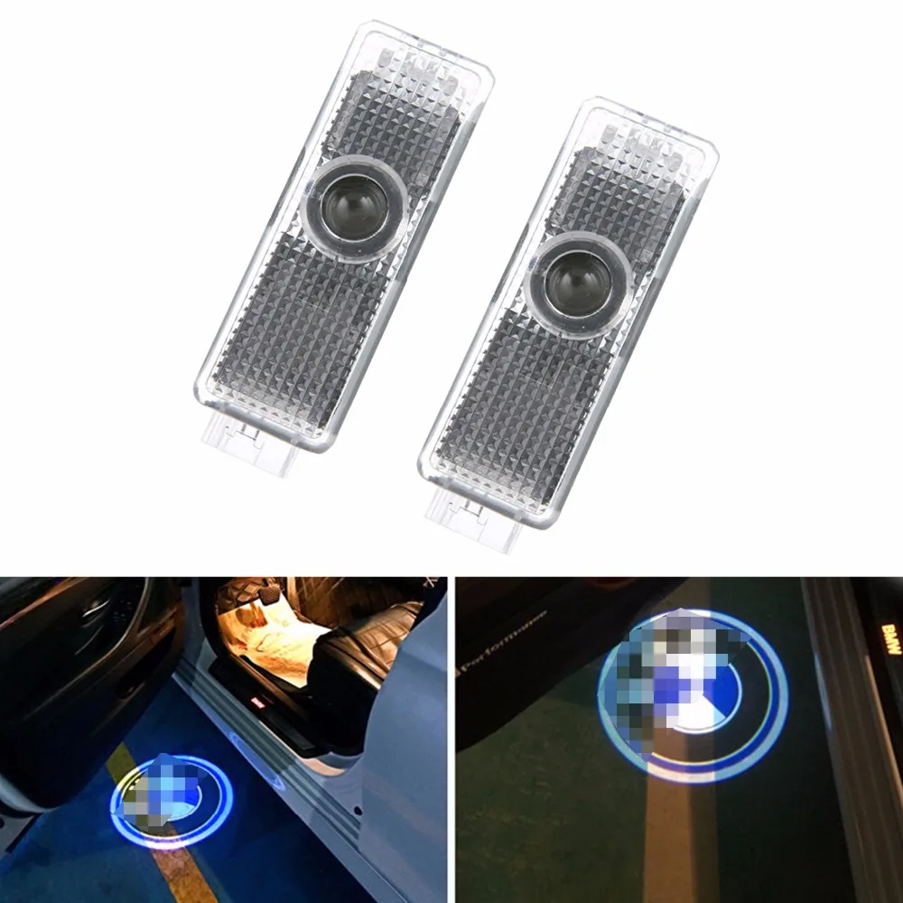 1X سيارة التصميم ل BMW E53 X5 E39 X3 E46 سيارة الباب ضوء ترحيب ضوء LED جهاز عرض ليزر مصباح ل BMW شعار مصباح للزينة