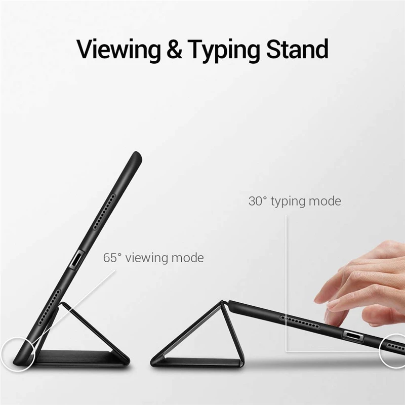 US $1.298.00 200Pcslot For iPad Air 3 105 2019 Soft Flexible Rubberized Trifold Smart Case for iPad Air 3rd Gen 105 2019