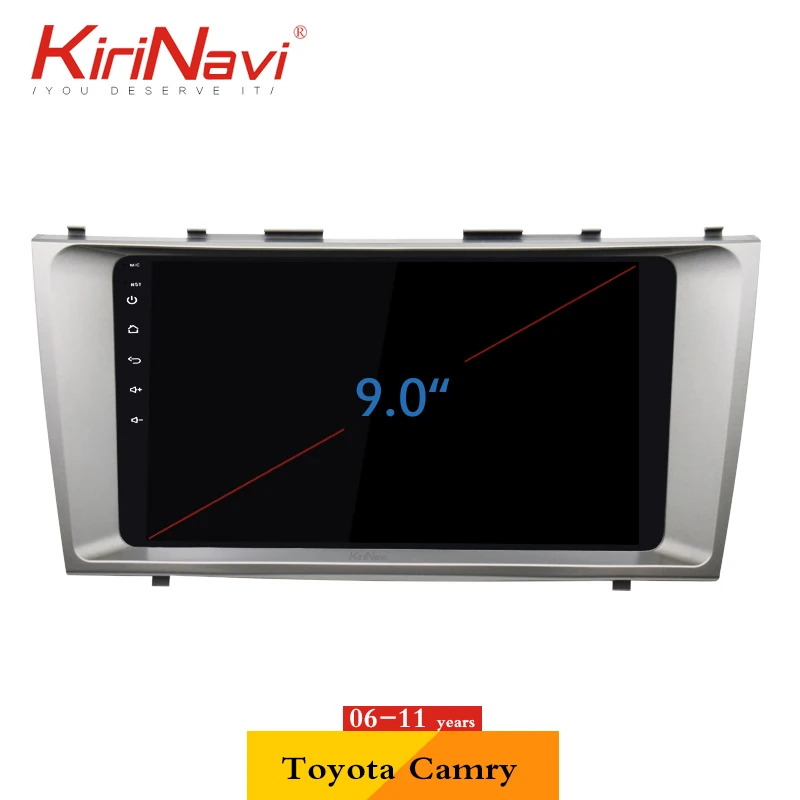 Discount KiriNavi 2 din 9" Touch Screen Android Car Radio For Toyota Camry 2006-2011 Multimedia GPS Navigation Player audio 0