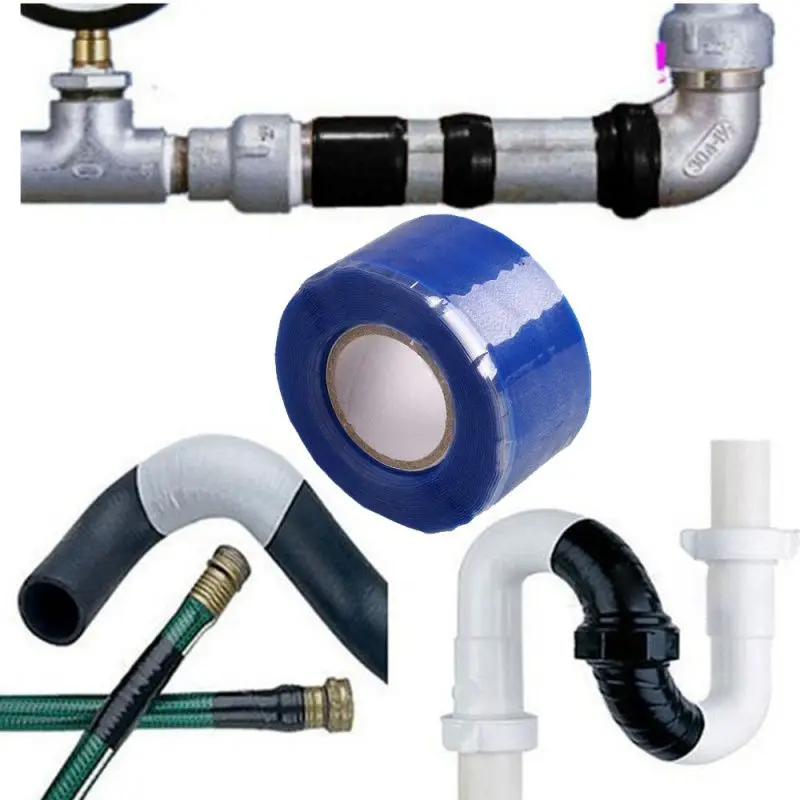 

Waterproof Silicone Performance Repair Tape Hot Sale Bonding Transparent Film TapeRescue Self Fusing Wire Hose Black