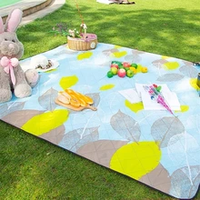 Коврик для кемпинга решетчатый складной матрас для кемпинга Открытый водонепроницаемый коврик для сна пляжный коврик для пикника мульти-человек для пикника