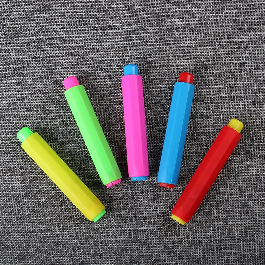 2 PCS Dustless Chalk Holders Holder Pen Chalk Clip Non Dust Teaching On