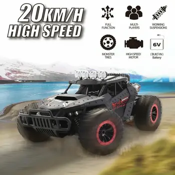 

High Quality RC Car 2.4 GHz 1:16 Scale Remote Control Car 4 Wheel Electric Off Road RTR for Boys Best Gifts