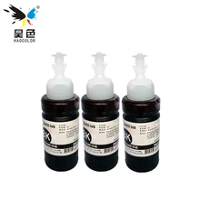 ФОТО 3 black x 70ml t6641 refill dye ink kits for epson l series desktop printers 