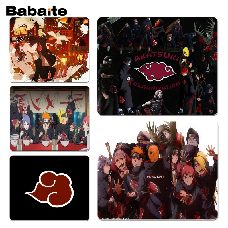 

Babaite Playful Naruto mouse pad gamer play mats Size for 18x22 and 25x29cm Gaming Mousepads