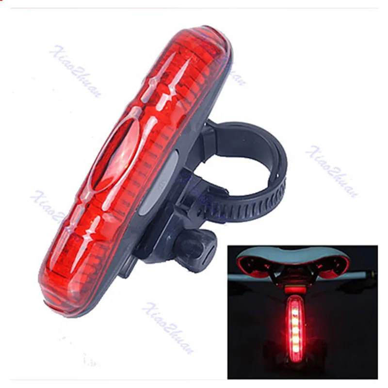 

New High Power 5 LED 3 Mode Cycling Bicycle Bike Caution Safety Rear Tail Lamp Light