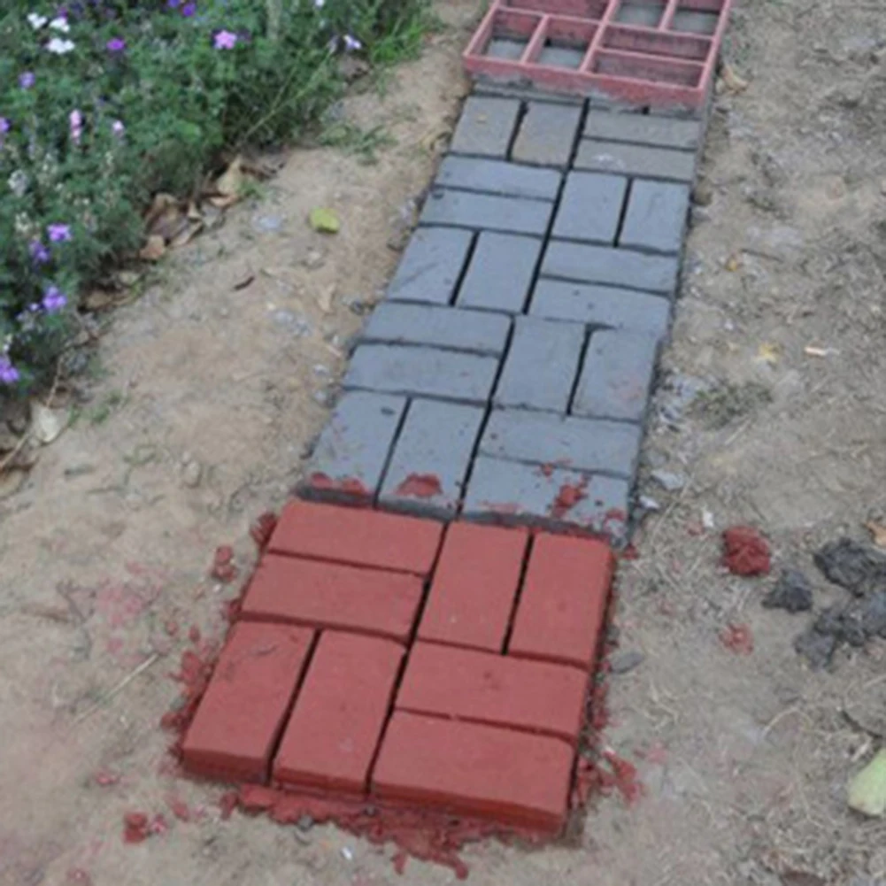 Тротуарная Плитка DIY Ручная садовая тротуарная пресс-форма напольная цементная кирпичная каменная дорога производитель мода