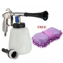 High Pressure Air Car Washer Cleaning Tools Pistoal Water Nozzle Sprayer+Microfiber Chenille Sponge Foam DXY88