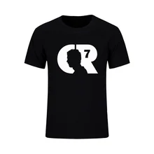 Летний Криштиану Роналду Для мужчин футболки с рисунками из мультфильмов CR7 пользовательские футболки дизайн Барселона хлопковые топы Camiseta