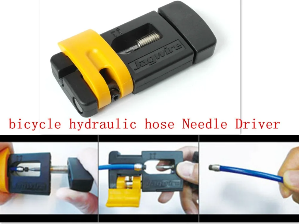 Perfect 1set Bicycle chain cycle hydraulic hose Needle Driver for shimano SRAM AVID Magura Hope Formula bike hydraulic hose repair tool 0