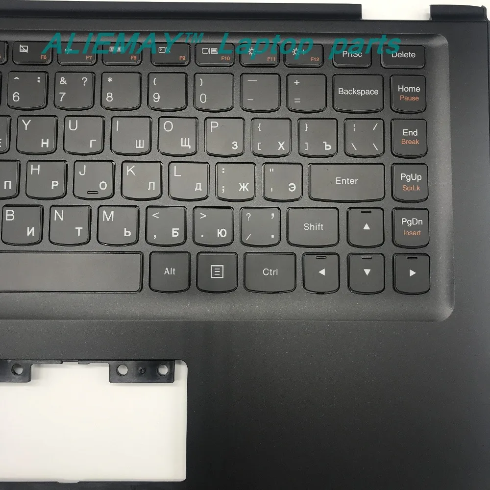 Детали для ноутбука LENOVO YOGA 2 13 черная Подставка рук с подсветкой Русская