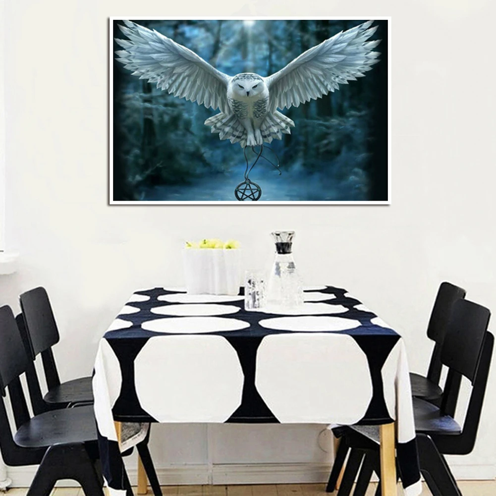 White eagle,5D,Diamond Painting,Cross Stitch,embroidery,decorative,Craft,Home,Decor,wall stiker