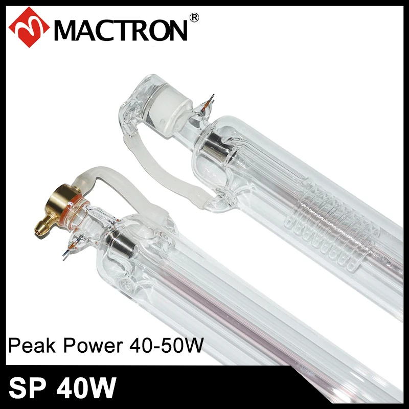 

2 pcs Water Cooled Head 40W Laser Tube, 700MM Length, Mini Laser Stamp Engraving Machine Parts