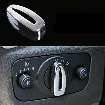 

For Ford Fiesta Ecosport Inner Headlight Lamp Switch Knob Cover Decorative Sequin Sticker 2009 2010 2011 2012 2013 2014 2015 1pc