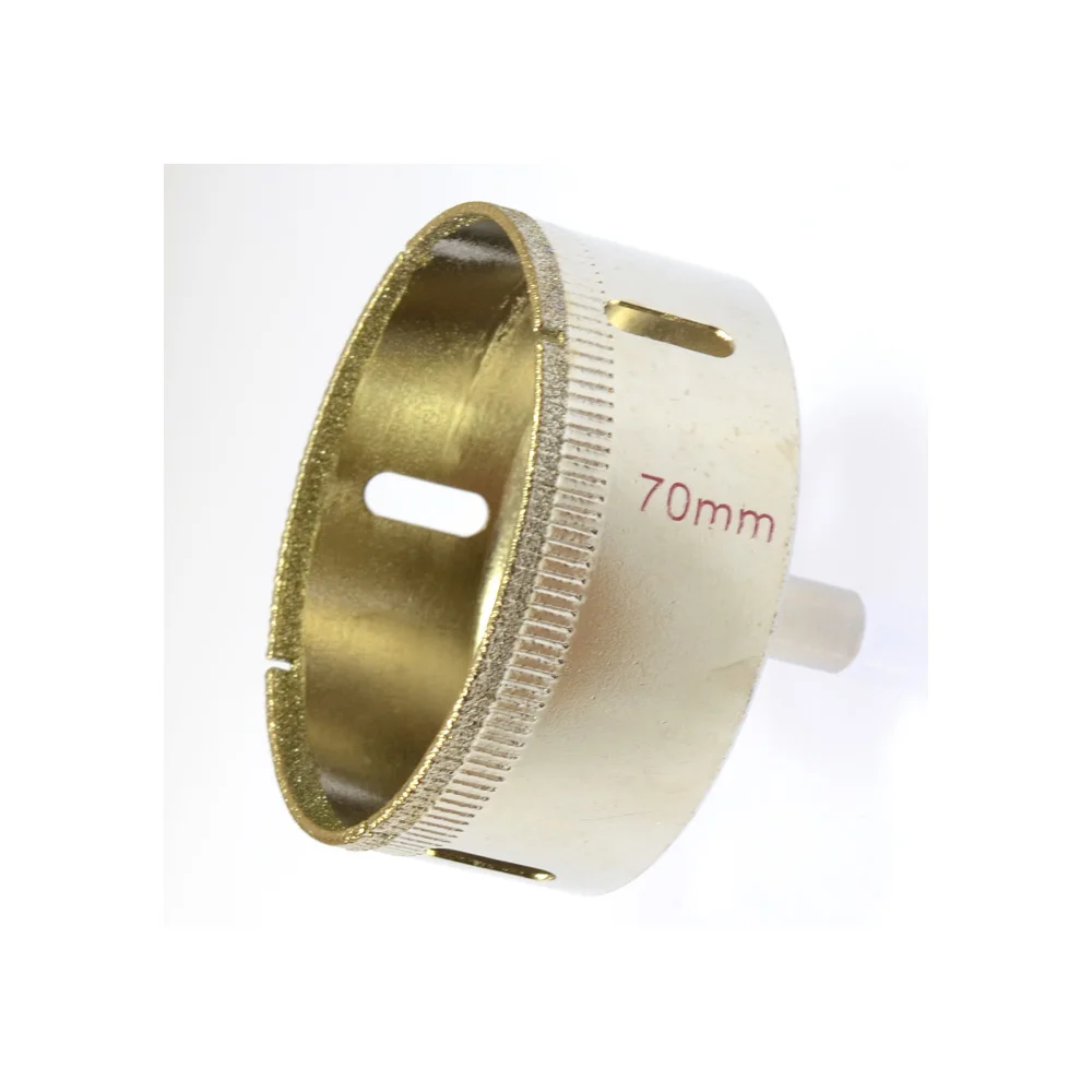 Koop 70mm Professionele Diamant Boor Gat Zag Boren Tool Cilinder Boor voor Glazen Tegel Graniet Marmer