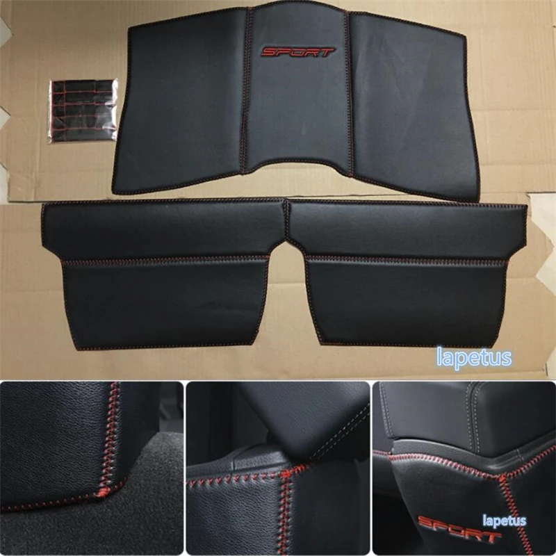 

Lapetus Rear Seat + Armrest Box Anti Kick Pad Cover Trim Kit 3 piece / Set Protection Kit Fit For Nissan Qashqai J11 2014 - 2018