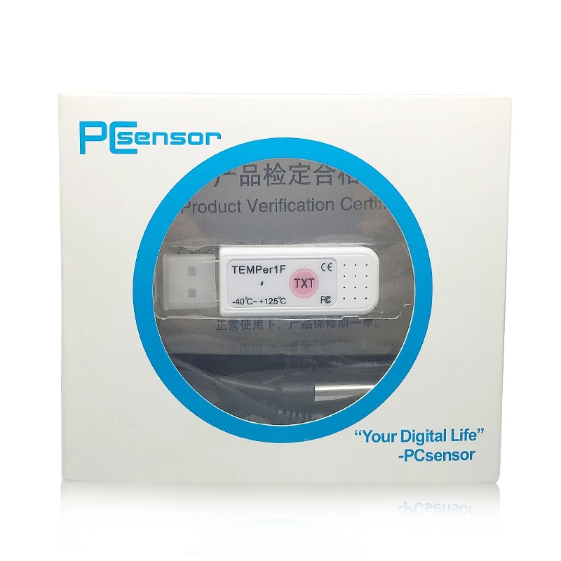 PC sensor TEMPer1F Professional USB Waterproof PC