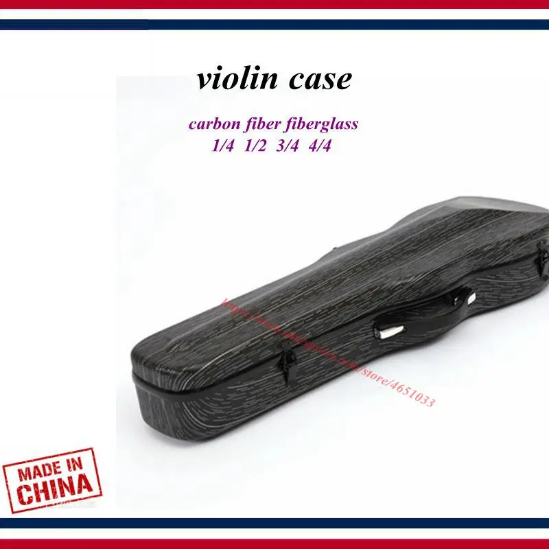 

violin case bag violin accessories Meteor black Violin box carbon fiber fiberglass backpack 1/4 1/2 4/4 3/4 violin parts