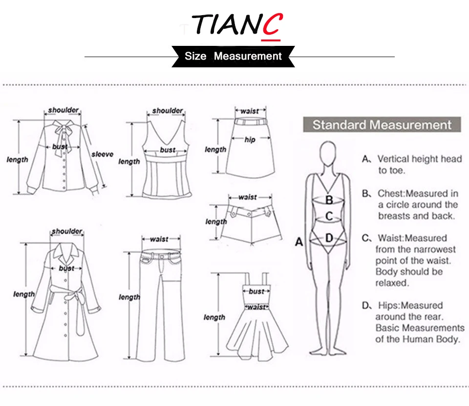 Tianc Size Measurement