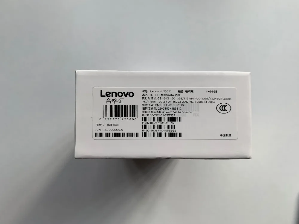 Мобильный телефон Lenovo K5 Pro L38041, 6 ГБ, 128 ГБ, ZUI, 4G, LTE, 5,99 дюймов, Восьмиядерный процессор Snapdragon, двойная задняя камера, отпечаток пальца