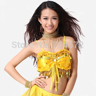 

New arrival satin belly dance top momen sleeveless belly dance tops 9 colors sexy tops