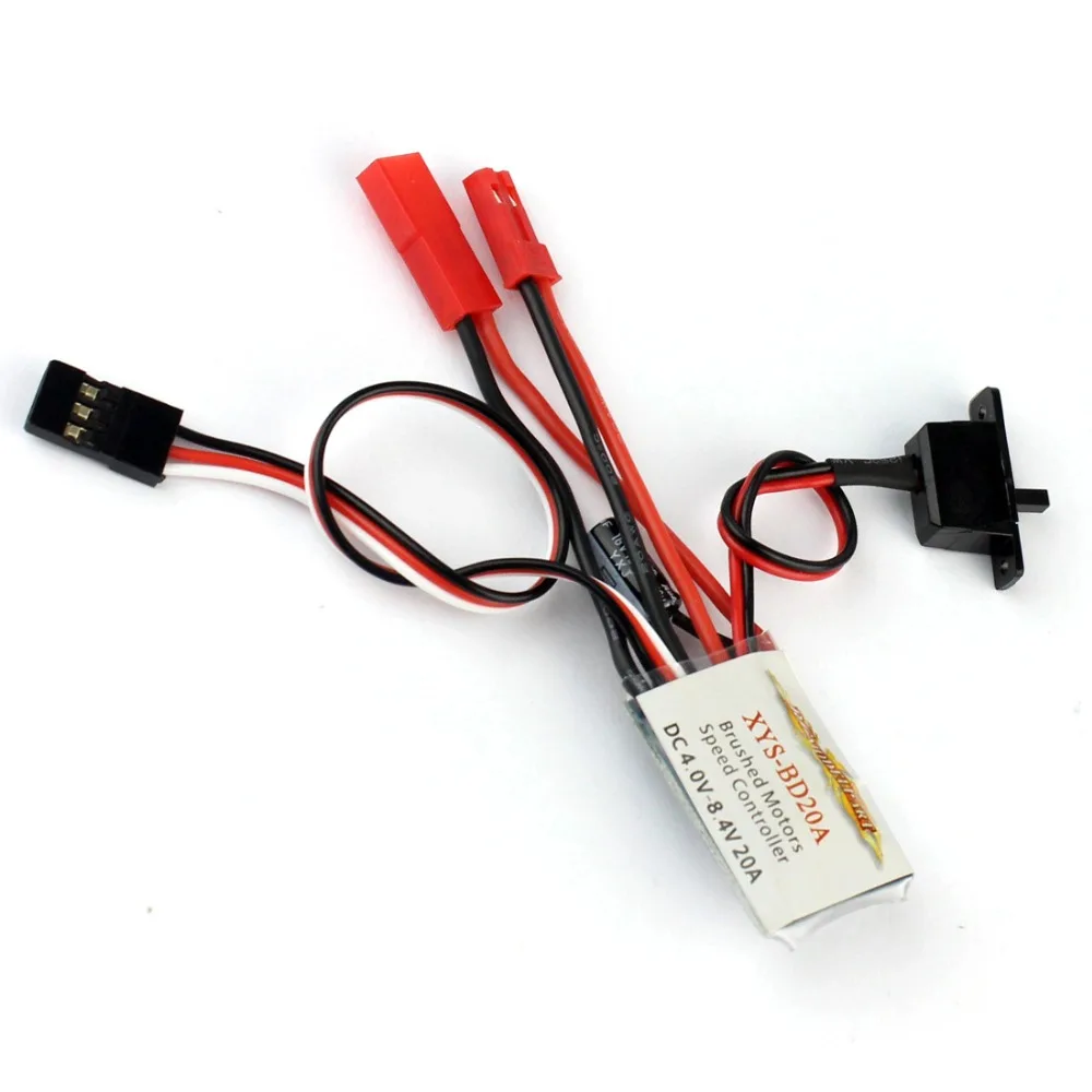 

F05615 20A Brushed ESC Car Motor Speed Controller Bothway With brake function For 1/16 1/18 Car Boat + FS