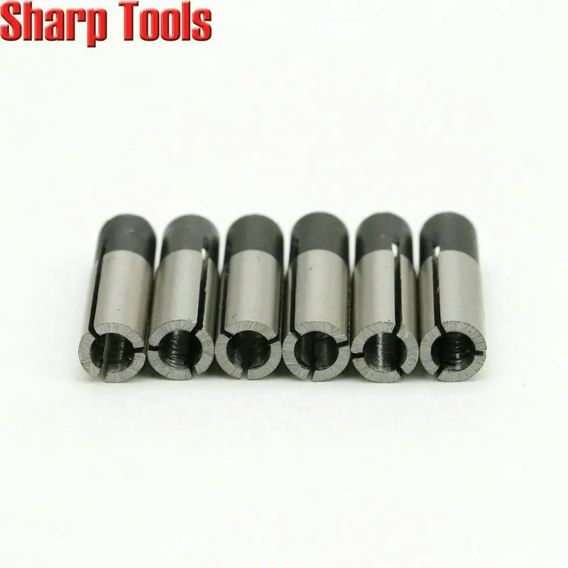 6.35 to 3.175mm Router Bits Collet Adapter Quick Change Tool Holder for Lathe Machine Milling Cutter Adapter Accessories