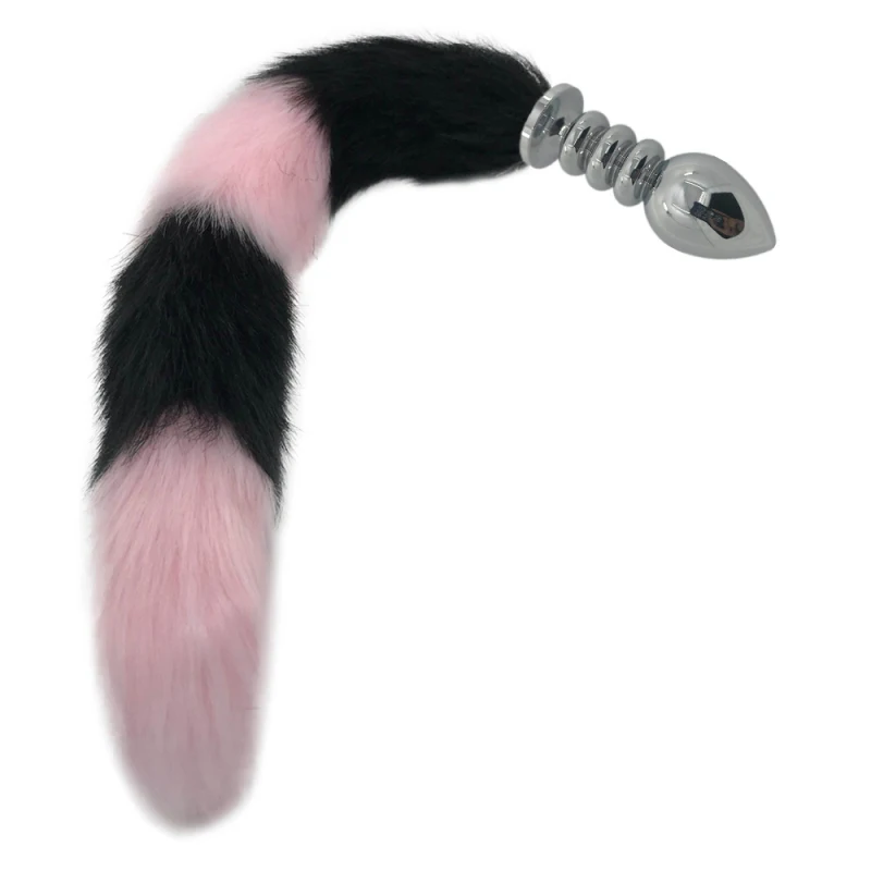Thread Anal Plug Fox Tail Butt Body Massager Stainless Steel Stopper Sex Toys Female Masturbation H8-171E | Красота и здоровье