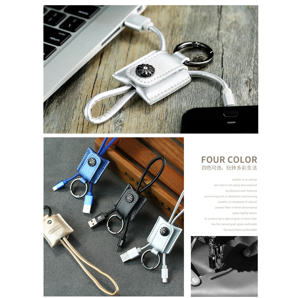 

Remax RC-079M MOSS 2.1A Fast Charging Cable Mobile Phone Android Adapter Charger Cable for Samsung Cable