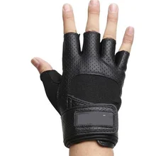 2 цвета PU Фитнес проветрить воздухопроницаемость спортивные перчатки для занятий тяжелой атлетикой с длинными перчатки wrist Protect