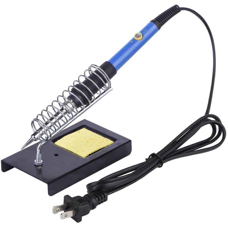 Electric Soldering Iron Stand Holder with Welding Cleaning Sponge Pads for Free