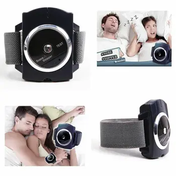 

Smart Snore Stopper Stop Snoring Biosensor Infrared Ray Detects Anti Snoring Device Wristband Watch Sleeping Aid Free Shipping