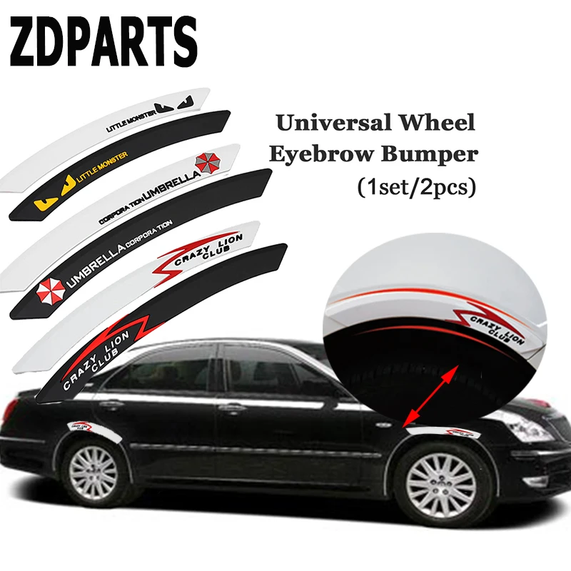 Zdparts 2X Car Protect Fender Wheel Edge Adesivi Per Sopracciglia Per Kia Rio Ceed Hyundai Solaris Suzuki Grand Vitara Swift Alfa Romeo