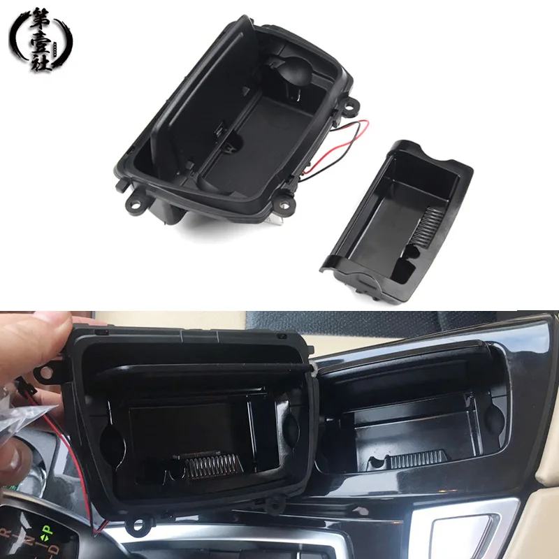 cheap Black Plastic Center Console Ashtray Assembly Box Fits for BMW 5 Series F10 F11 F18 520 51169206347