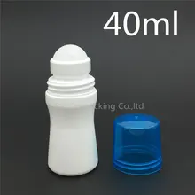 12 шт./лот 40 мл пластиковый рулон бутылки, PP дезодорант рулон на контейнере, флакон аромата с роликом