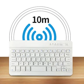 

1 Pcs Slim Mini Keyboard Bluetooth Wireless 7 8 Inch For Mobile Phone Tablets IOS Android ND998