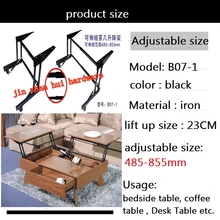strengthening lift up coffee table mechanism furniture hardware cabinet desk hinge folding part