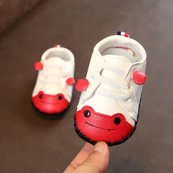 

MXHY2009Spring and Autumn New Baby Leather Baby Shoes Walking Shoes Slip-proof Softsole Shoes0-1Years Old Baby Shoes baby shoes