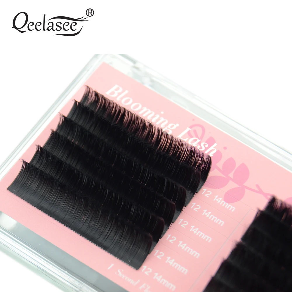 One Tray 0.05/0.07 Blooming Lash Automatic Fanning Lash faux mink Volume eyelash extensions Easy Fan