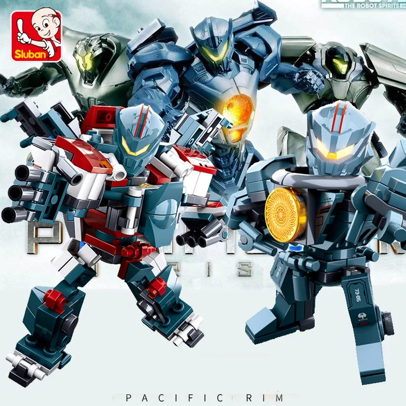 

Pacific Rim Robot 6pcs Gipsy Avenger Saber Athena Bracers Phoenix Guardian Blocks Compatible Legoe Gift Toys