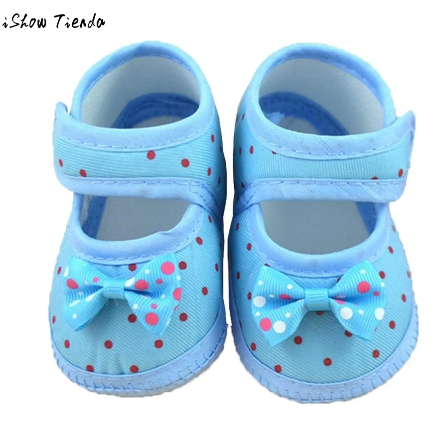 Newborn Baby Shoes Baby Sneakers Bowknot Baby Girl First Step Shoes