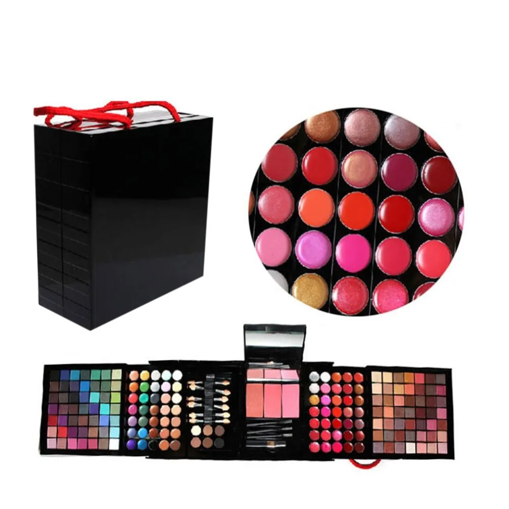 177 Colors Eyeshadow Combination Palette Makeup Set Big Kit Matte Shimmer Beauty Cosmetic Professional Pigmented With Brushes