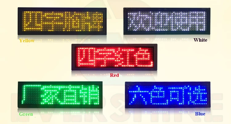 led luminous badges (4)