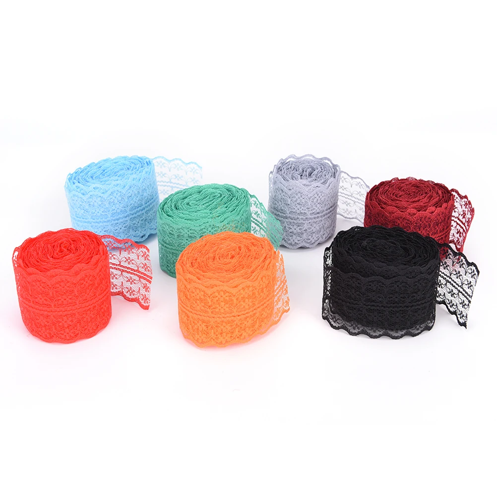 

DIY Clothing Accessories floral accessories 10 yards 4.5 cm beautiful lace ribbon wide