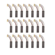 17 мм x 6 мм x 6 мм универсальный электродвигатель Электроинструмент Часть углеродная щетка для углового шлифовального станка, циркулярная пила-Упаковка из 20